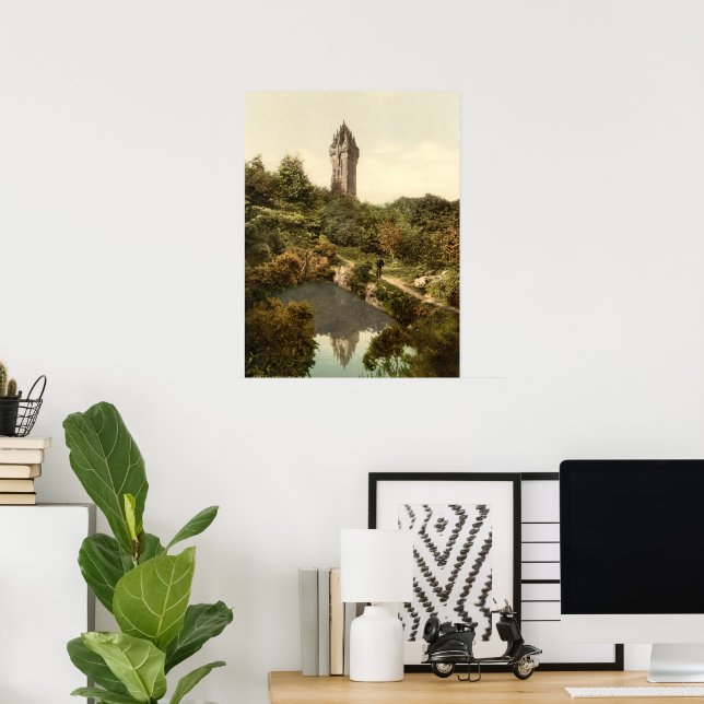 Wallace Monument, Stirling, Scotland Poster (Home Office)