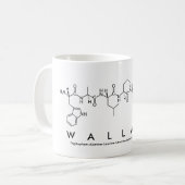 Wallace peptide name mug (Front Left)