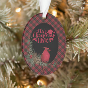 Wallace Red  Original Scottish Tartan Christmas Ornament