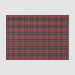 Wallace Red Weathered Original Scottish Tartan Tissue Paper