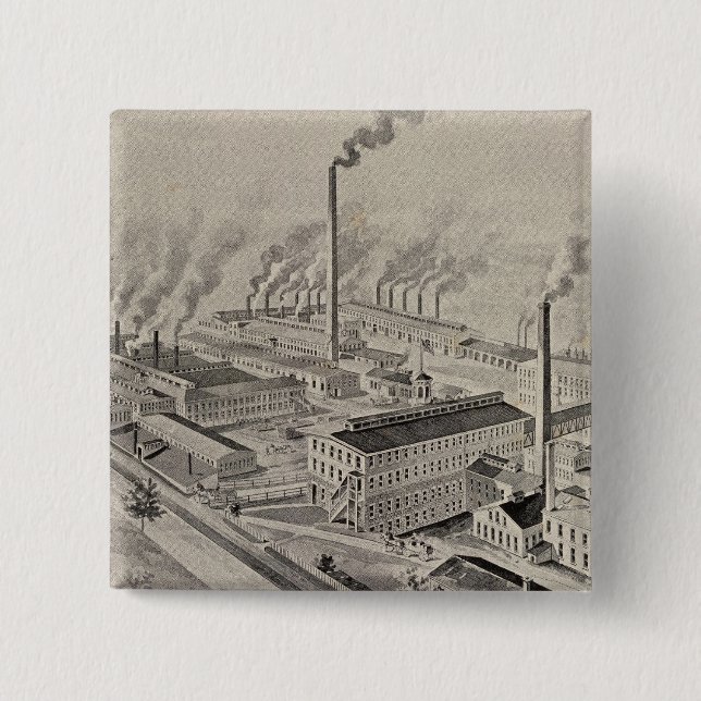 Wallace & Sons, Ansonia 15 Cm Square Badge (Front)