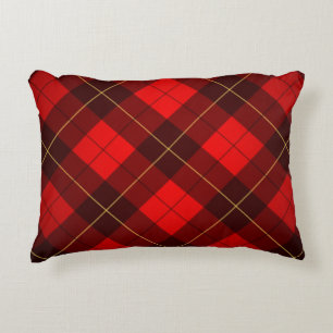 Wallace tartan background decorative cushion