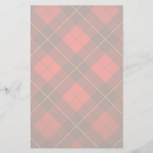 Wallace tartan background stationery
