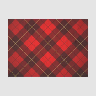 Wallace tartan background tissue paper