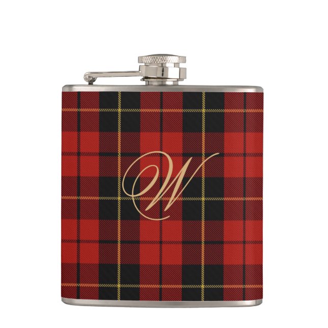 Wallace Tartan Flask (Front)