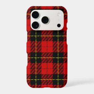 Wallace tartan red black plaid
