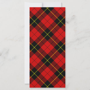 Wallace tartan red black plaid