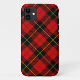 Wallace tartan red black plaid iPhone 11 case