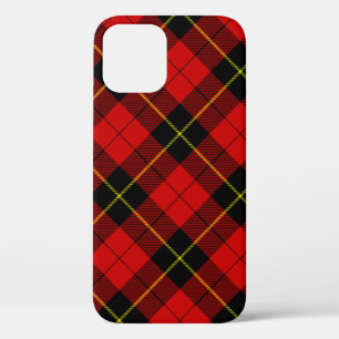 Wallace tartan red black plaid iPhone 12 case