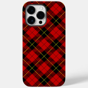 Wallace tartan red black plaid Case-Mate iPhone 14 pro max case