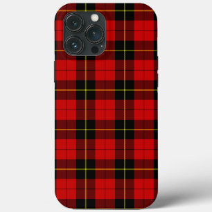 Wallace tartan red black plaid iPhone 13 pro max case