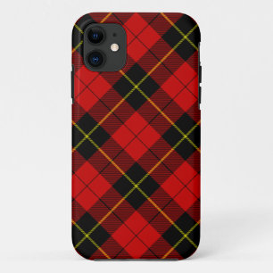 Wallace tartan red black plaid iPhone 11 case