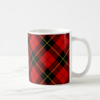 Wallace tartan red black plaid