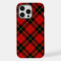 Wallace tartan red black plaid