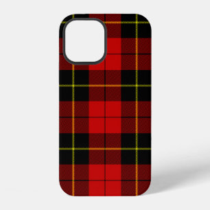 Wallace tartan red black plaid iPhone 12 case