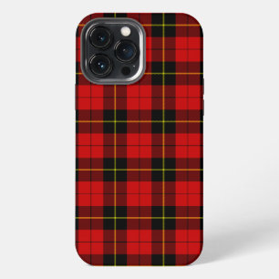 Wallace tartan red black plaid iPhone 13 pro max case