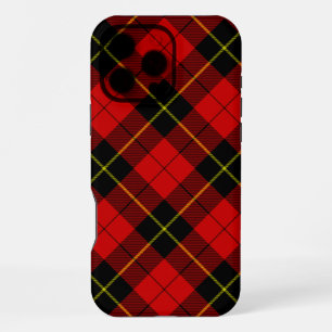 Wallace tartan red black plaid iPhone 16 pro max case