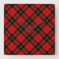 Wallace tartan red black plaid
