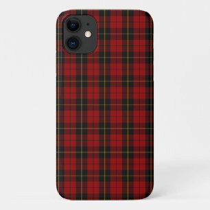 Wallace Tartan Scottish Clan Plaid iPhone 11 Case