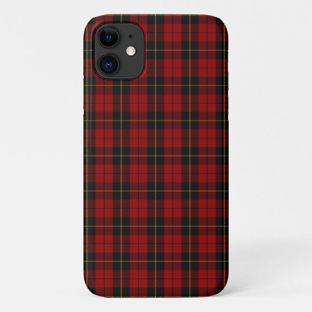 Wallace Tartan Scottish Clan Plaid Case-Mate iPhone Case (Back)