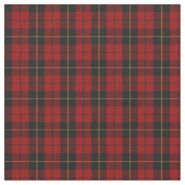 Wallace Tartan Scottish Clan Plaid Fabric (Close Up)