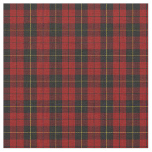 Wallace Tartan Scottish Clan Plaid Pattern Fabric