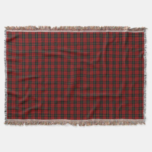 Wallace Tartan Scottish Clan Plaid Pattern Throw Blanket
