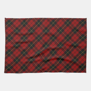 Wallace Tartan Scottish Clan Plaid Tea Towel