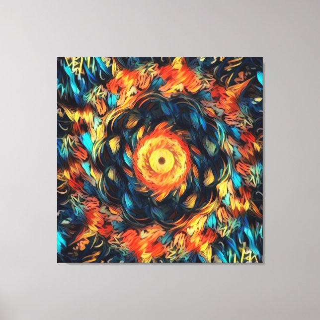 Wallburst Stretched Canvas Print (Front)