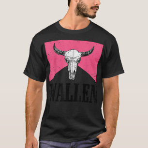 Wallen Western Cow Skull  Merch Cute Outfit  T-Shirt