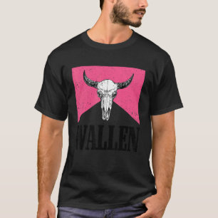 Wallen Western Cow Skull Merch Cute Outfit T-Shirt