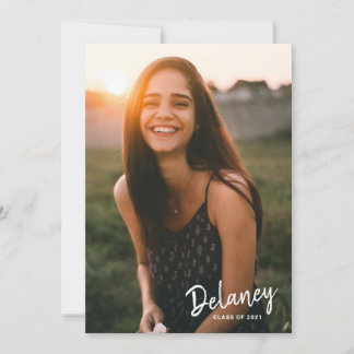 Wallet Autograph Photo Graduation Announcement