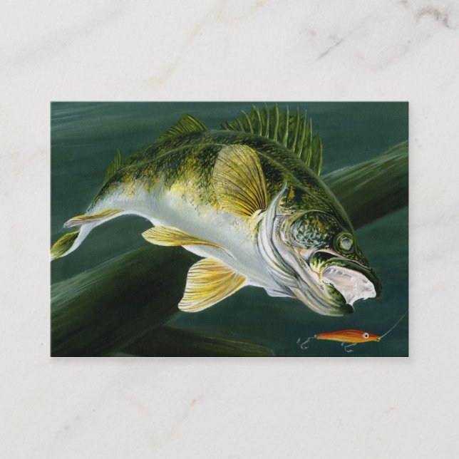 WALLEYE Business Card Template (Front)