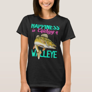 Walleye Fish Freshwater Fishing Men Women Kids T-Shirt