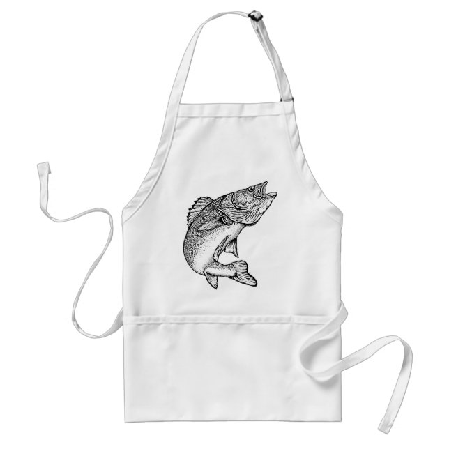 Walleye Fish Standard Apron (Front)