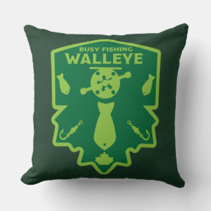 Walleye Fishing Canada Cushion