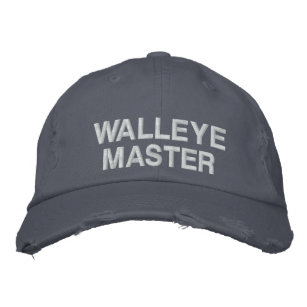 Walleye Fishing Master Embroidered Hat