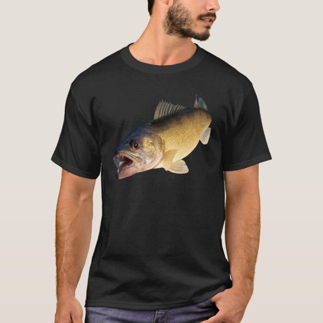 Walleye fishing T-Shirt (Front)