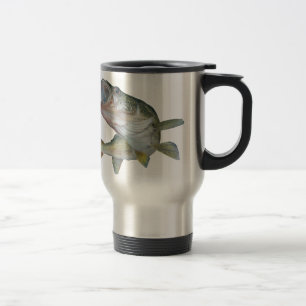 Walleye fishing travel mug
