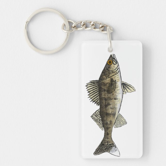 Walleye Key Ring (Front)