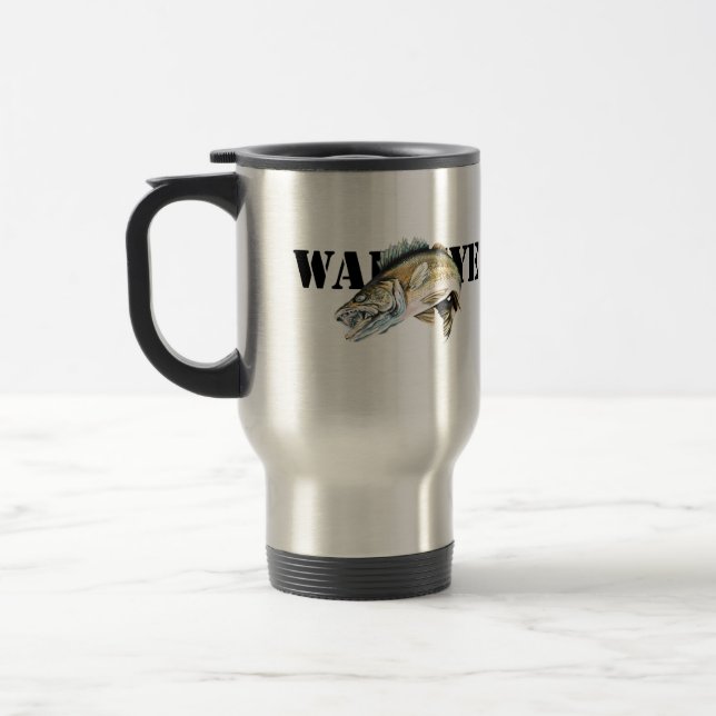 Walleye Travel Mug (Left)