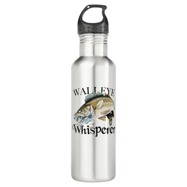 Walleye Whisperer 710 Ml Water Bottle (Front)