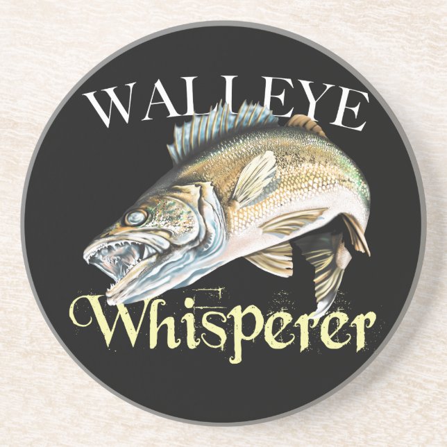 Walleye Whisperer Coaster (Front)
