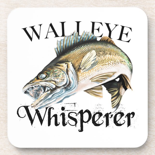 Walleye Whisperer Coaster (Front)