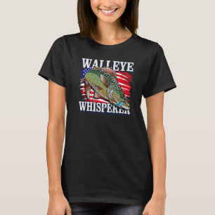 Walleye Whisperer Fishing Men Women Adults Teens K T-Shirt