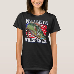 Walleye Whisperer Fishing Men Women Adults Teens K T-Shirt