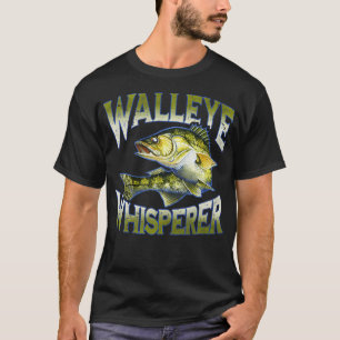 Walleye Whisperer Graphic Fishing Apparel T-Shirt