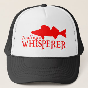 WALLEYE WHISPERER TRUCKER HAT