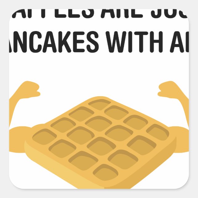 Wallfes.png Square Sticker (Front)