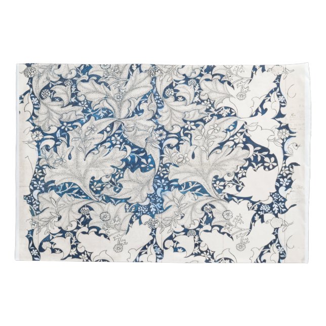 Wallflower Pattern 1890 By William Morris Pillowcase (Back)